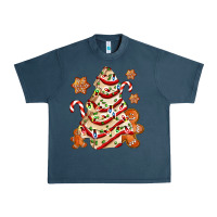 Midnight Navy christmas tree cake and cookies ado Urban Heavy Tee - AdoDesignShop