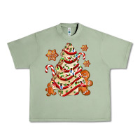 Oil Green christmas tree cake and cookies ado Urban Heavy Tee - AdoDesignShop