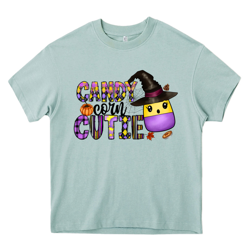 Candy Corn Cutie Heavy Core Tee by CowhideDigitalArt | Teevron