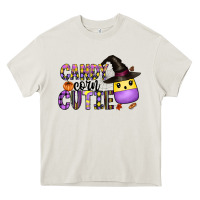 Cream Candy Corn Cutie Heavy Core Tee - CowhideDigitalArt