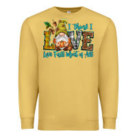 Antique Gold I think i love Fall most of all Premium Sweatshirt - NancyCooperArtShop