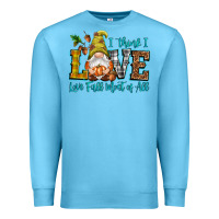 Ocean Blue I think i love Fall most of all Premium Sweatshirt - NancyCooperArtShop
