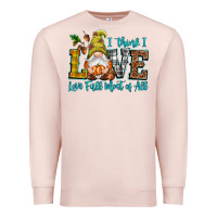 Pale Pink I think i love Fall most of all Premium Sweatshirt - NancyCooperArtShop