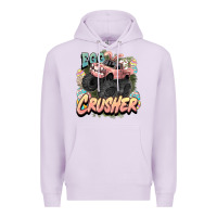 Lilac Egg crusher Easter truck Easter Day Premium Hoodie - HowdyJamesFarm