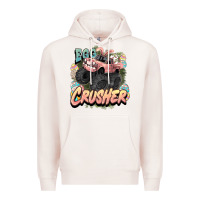 Pale Pink Egg crusher Easter truck Easter Day Premium Hoodie - HowdyJamesFarm
