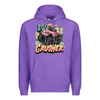 Purple Egg crusher Easter truck Easter Day Premium Hoodie - HowdyJamesFarm