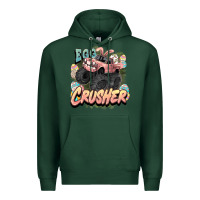 Sports Green Egg crusher Easter truck Easter Day Premium Hoodie - HowdyJamesFarm