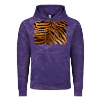 Cloud Purple handdrawn tiger pattern background Vintage Hoodie - BarkalooDesign