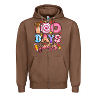 Chestnut 100 days sweeter Zipper Hoodie - Artiststas