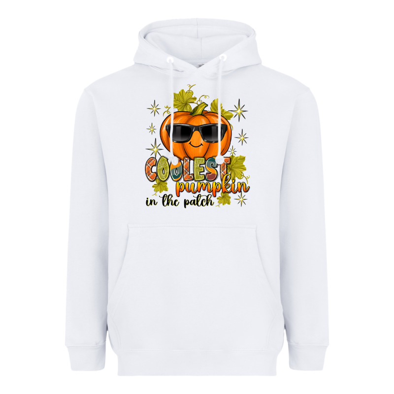 Coolest Pumpkin In The Patch Heavyweight Hoodie by texasbilliewilder | Teevron