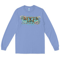 Colony Blue river life Long Sleeve Tee - NancyCooperArtShop