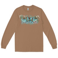 Toasted Coconut river life Long Sleeve Tee - NancyCooperArtShop