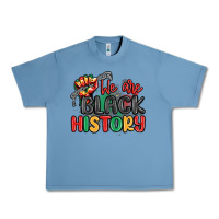 Pebble Blue we are black history Urban Heavy Tee - MaliasSmallBusiness