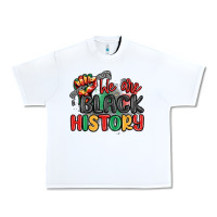 White we are black history Urban Heavy Tee - MaliasSmallBusiness