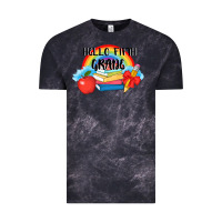 Cloud Black back to school hello fifth grade 3200x2400 Vintage Tee - AdoDesignShop