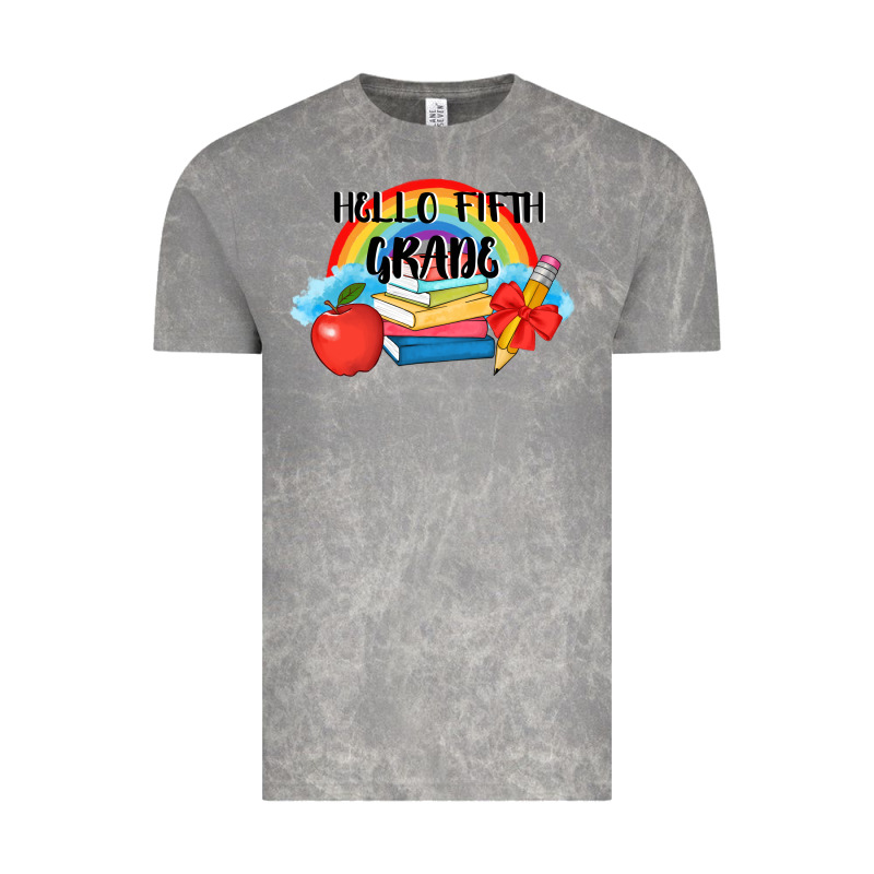 Back To School Hello Fifth Grade 3200x2400 Vintage Tee by AdoDesignShop | Teevron