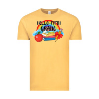 Vintage Mustard back to school hello fifth grade 3200x2400 Vintage Tee - AdoDesignShop