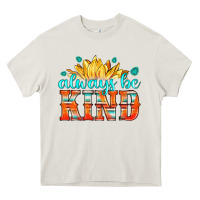 Cream always be kind Heavy Core Tee - HRA Design Shop