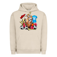 Pigment French Oak Soccer Cold Drink Frappe Urban Hoodie - FaDigitalArtStudio