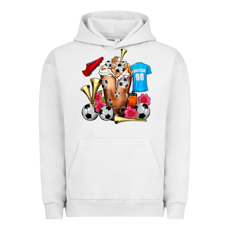 Soccer Cold Drink Frappe Urban Hoodie by FaDigitalArtStudio | Teevron