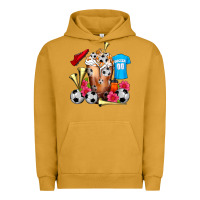 Pigment Peanut Butter Soccer Cold Drink Frappe Urban Hoodie - FaDigitalArtStudio