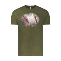 Vintage Olive leopard baseball patch Vintage Tee - Jasminsmagicworld