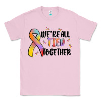 Bubblegum Pink we are all tied together Classic Tee - MaliasSmallBusiness