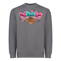 Storm western cow and heart Heavyweight Sweatshirt - MaliasSmallBusiness