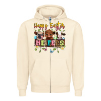 Sandshell happy easter heifers Zipper Hoodie - Artiststas