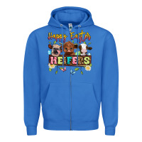 True Royal happy easter heifers Zipper Hoodie - Artiststas