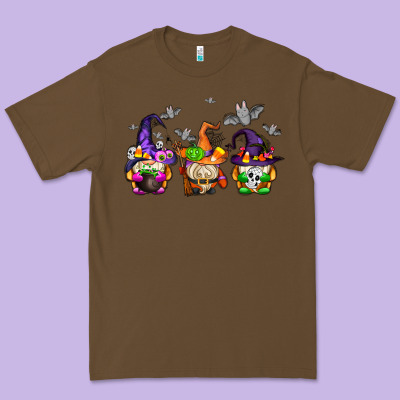 Halloween Gnomes Premium Tee Designed By Adodesignshop