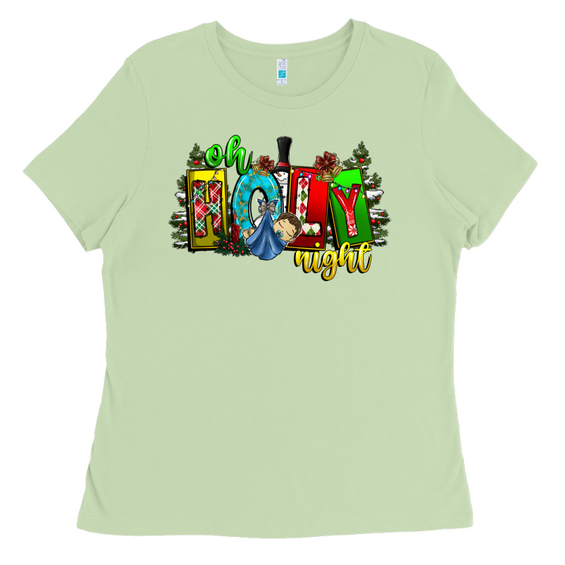Oh Holy Night Ladies Tee by CowhideDigitalArt | Teevron