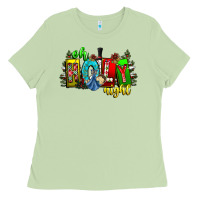 Matcha oh holy night Ladies Tee - CowhideDigitalArt