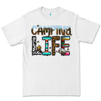 White camping life Premium Tee - CowhideDigitalArt