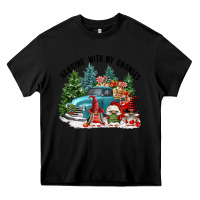 Black hanging with my gnomies Heavy Core Tee - FaDigitalArtStudio