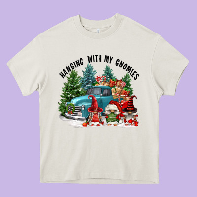 Hanging With My Gnomies Heavy Core Tee Designed By Fadigitalartstudio