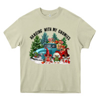 Mossy hanging with my gnomies Heavy Core Tee - FaDigitalArtStudio