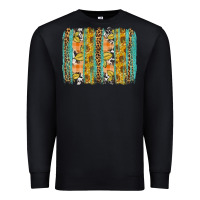 Black Fall sunflower brushstrokes Premium Sweatshirt - NancyCooperArtShop