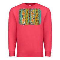 Cardinal Fall sunflower brushstrokes Premium Sweatshirt - NancyCooperArtShop
