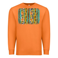 Carrot Fall sunflower brushstrokes Premium Sweatshirt - NancyCooperArtShop