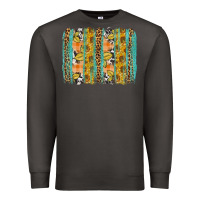 Smoke Fall sunflower brushstrokes Premium Sweatshirt - NancyCooperArtShop