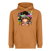 Meerkat 90s messy bun Heavyweight Hoodie - texasbilliewilder