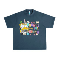 Midnight Navy every bunny's favorite bus driver malia Urban Heavy Tee - MaliasSmallBusiness
