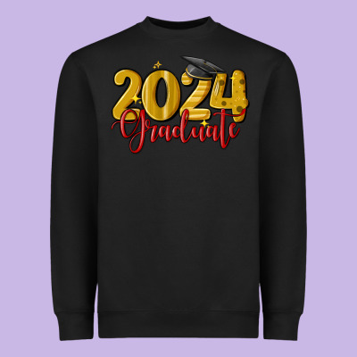 2024 Graduate Heavyweight Sweatshirt Designed By Maliassmallbusiness