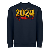 Navy 2024 graduate Heavyweight Sweatshirt - MaliasSmallBusiness