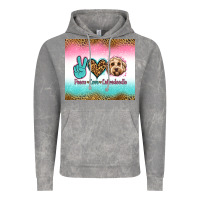 Cloud Rock peace love labradoodle Vintage Hoodie - Jasminsmagicworld
