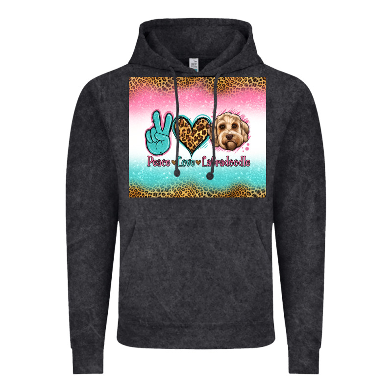 Peace Love Labradoodle Vintage Hoodie by Jasminsmagicworld | Teevron