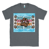 Charcoal Heather dog mom Classic Tee - MaliasSmallBusiness