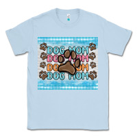 Dusty Blue dog mom Classic Tee - MaliasSmallBusiness
