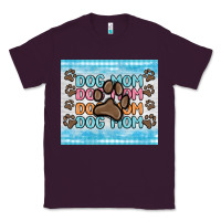 Plum dog mom Classic Tee - MaliasSmallBusiness
